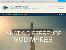 Tablet Screenshot of gracebaptistlc.com